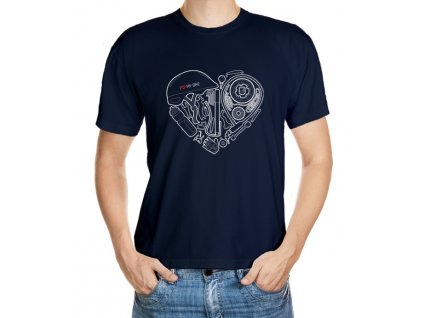 Bike Heart (white version) - motif 008
