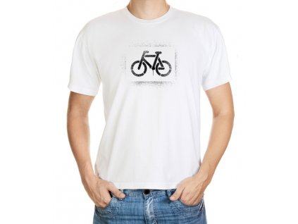 T-shirt with graffitti bicycle