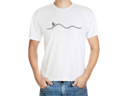 T-shirt with a biker on the road