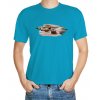 T-shirt with an Acorn elf on a snail - motif 077