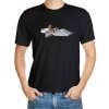T-shirt with Acorn elf on paper plane - motif 078