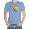 T-shirt with Acorn elf on a hang-glider - motif 083