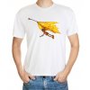 T-shirt with Acorn elf on a hang-glider - motif 083