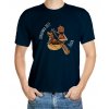 Boating T-shirt - Acorn elf in a boat with a dog - motif 085