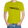 T-shirt with bicycle tire tracks - motif 050
