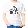T-shirt with Acorn elf girl and pram - motif 067