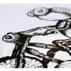 T-shirt with Acorn elf cyclist illustration - motif 064
