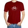 T-shirt with graffitti bicycle (white print) - motif 004