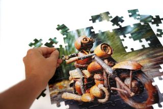 Dnes je "Den skládání puzzle", tak jen podotýkám, že dubánci mají v nabídce hned dva kousky - 54 a 100 dílků. Today is...
