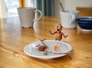 Tak ani ta lednice ho nakonec nezachránila! So in the end, not even the fridge managed to save him!