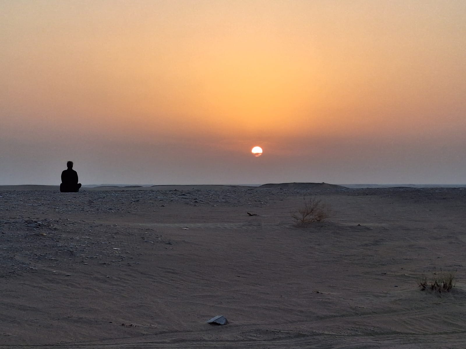 východ slunce ve Wadi Dhofar