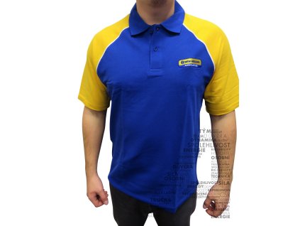 Polotriko - žluto modré