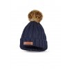 0003734 womens fluffy ball beanie