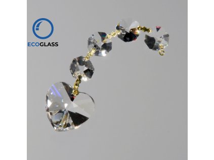 Závěs se srdcem a hlavičkami