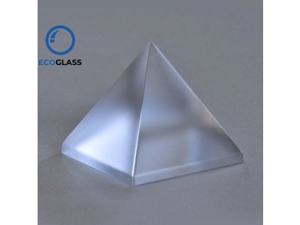 Glass pyramid moulded matt - 50 mm