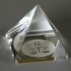 Glass pyramid with sign of zodiac - 40mm