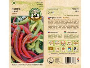 Paprika ročná - viac odrôd