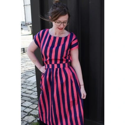 Šaty Marie - Pruhovaná