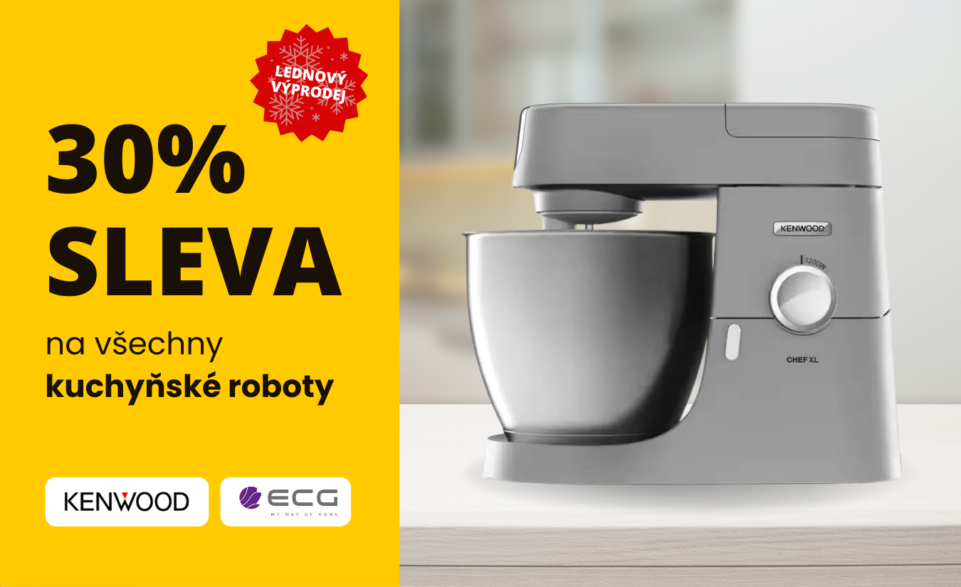 30% sleva na kuchyňské roboty