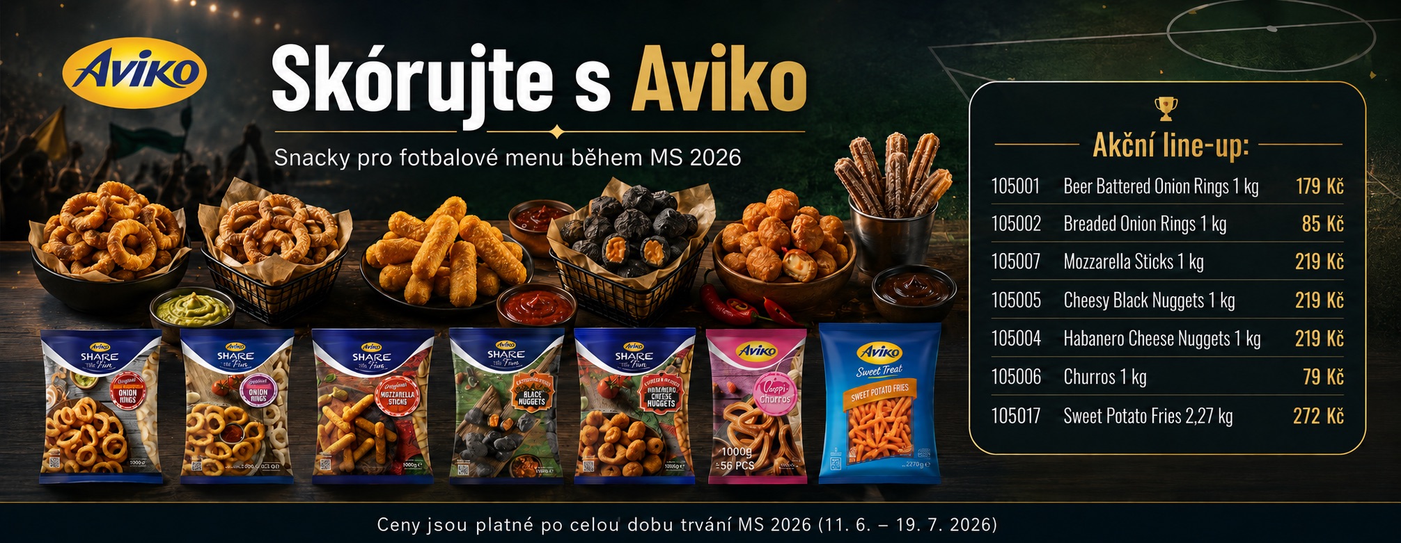 Aviko akce World Cup 2026