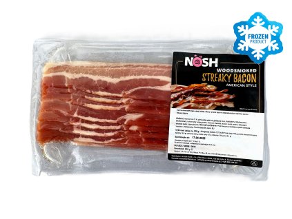 101123 NOSH Premium Wood Smoked Streaky Bacon 20 x 200g (frozen)