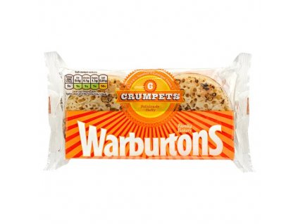 Warburtons Crumpets 6pcs (Pack size 336g)