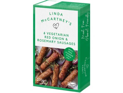 vegetarian red onion rosemary sausages