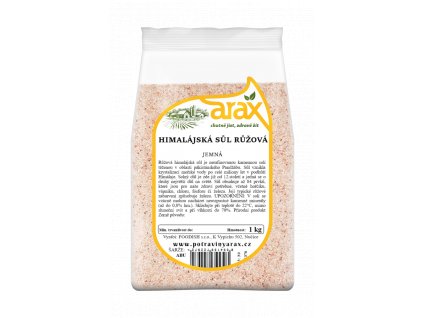 ARAX Sůl himálajská jemná 1kg 3Dv2 small