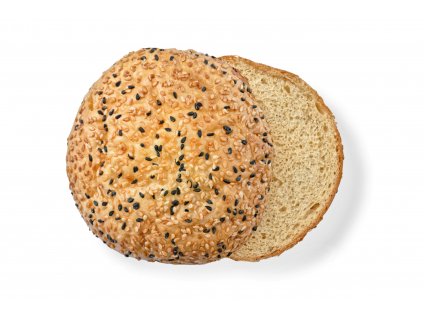 Hamburger bun with sesame and nigella B958 51735