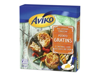 105044 aviko potato gratins cheese and cream 400g