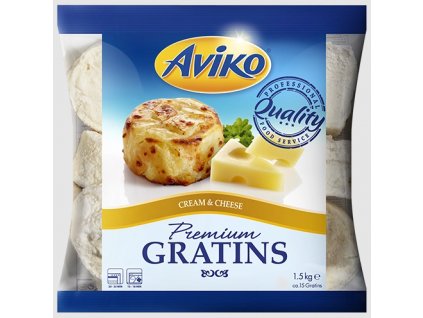 105051 Aviko Premium Gratins Cream & Cheese 1.5kg