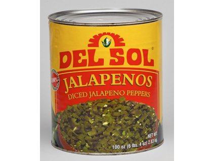 Del Sol Diced Jalapenos 2.83kg