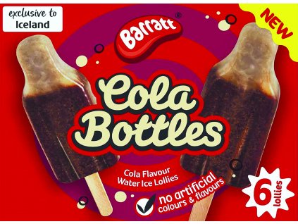 84246 barratt cola bottles ice lollies 6 x 360g