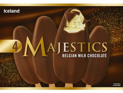 83750 Iceland 4pk Belgian Milk Chocolate Majestics