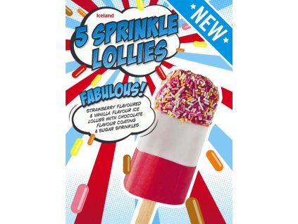 iceland 5 sprinkle lollies 272g 89301