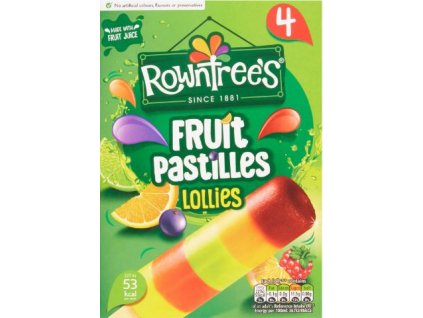 Iceland Rowntree 4pk Fruit Pastil Lolly 266g (4 x 66,5g) 260ml (4 x 65ml)