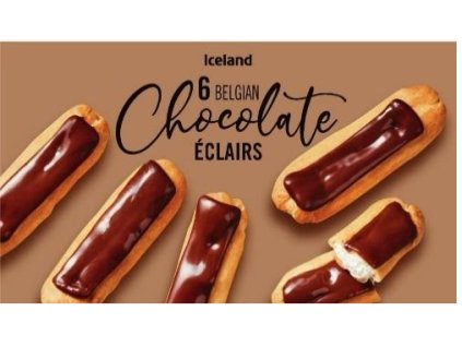 111051 6 Belgian Chocolate Eclairs