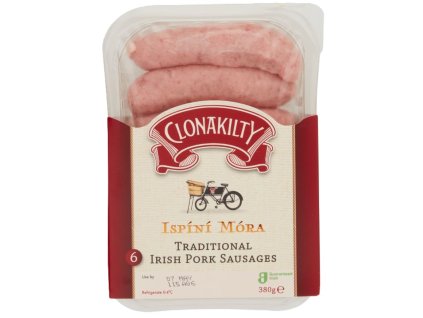 Clonakilty irské vepřové klobásky, jemně kořeněné 10 x 380g (mražené)