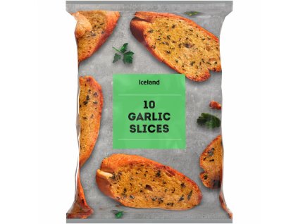 111060 iceland 10 garlic slices 260g 91240