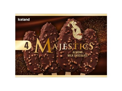 111063 iceland 4 majestics almond milk chocolate 306 g 4 x 765 g 18800