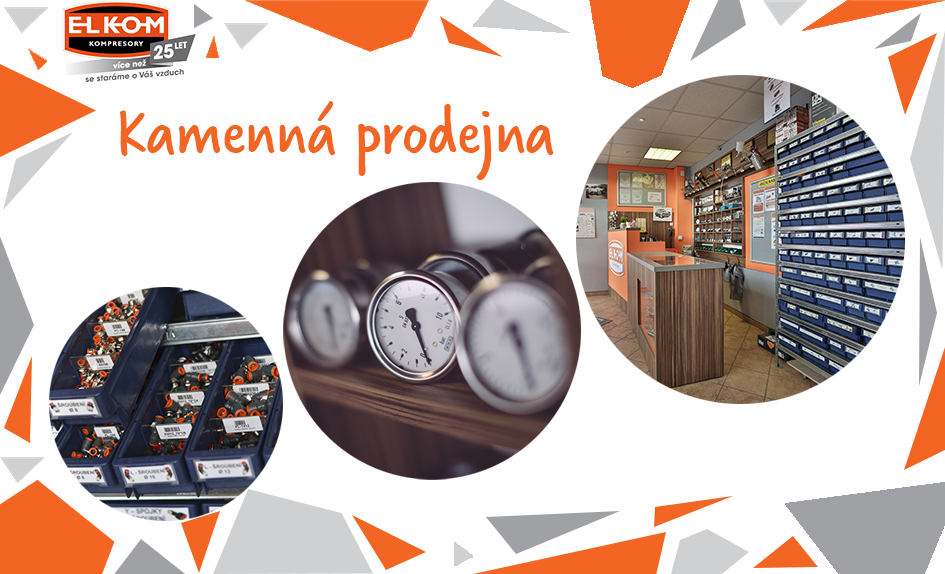 Kamenná prodejna ELKOM - kompresory