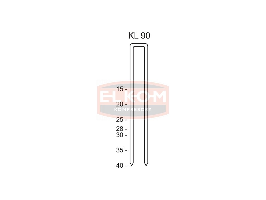 Sešívací spony Schneider KL 90/28 CNKH/5000