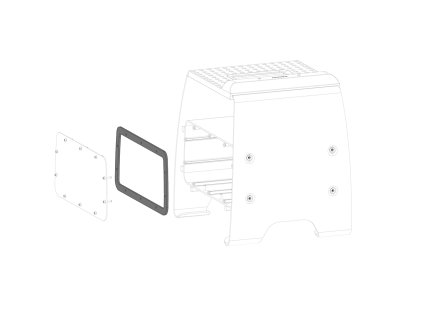 Těsnění zadního krytu nabíječky – Stark VARG