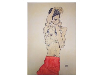 muz s cervenym bedernim satkem