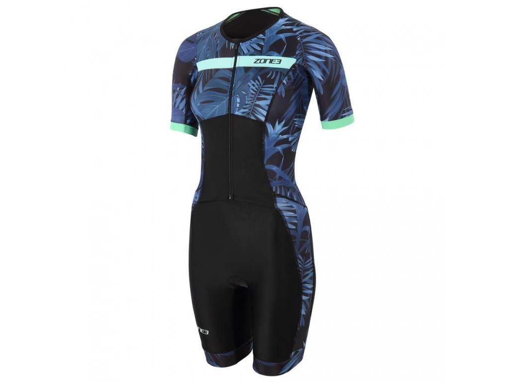Zone3 Triwear Activate 2B SS Trisuit Womens Cutout Hawaiia Front 2048x