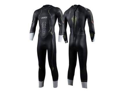 zone3 mens aspire triathlon swim wetsuit ws25masp101 rear