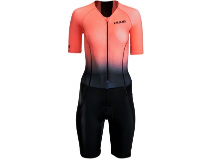 2023 Huub Womens Commit Long Course Wetsuit COMWLCSBC Black Coral Main