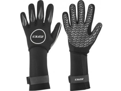 Zone3 Neoprene Swim Gloves black reflective silver640x480