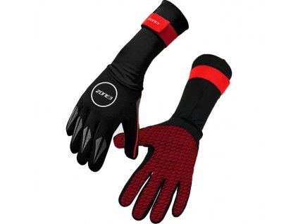 Zone3 2mm Neoprene Swim Gloves NA18UNSG108 Black Red 1.700x700