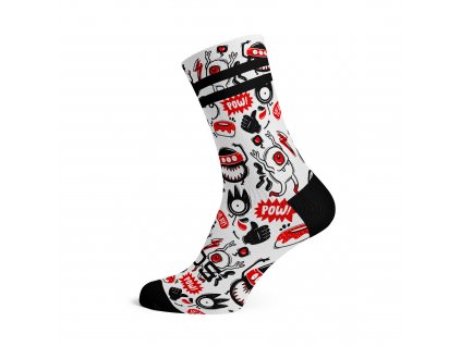 Cyklistické ponožky SOX Monster Socks Velikost: L